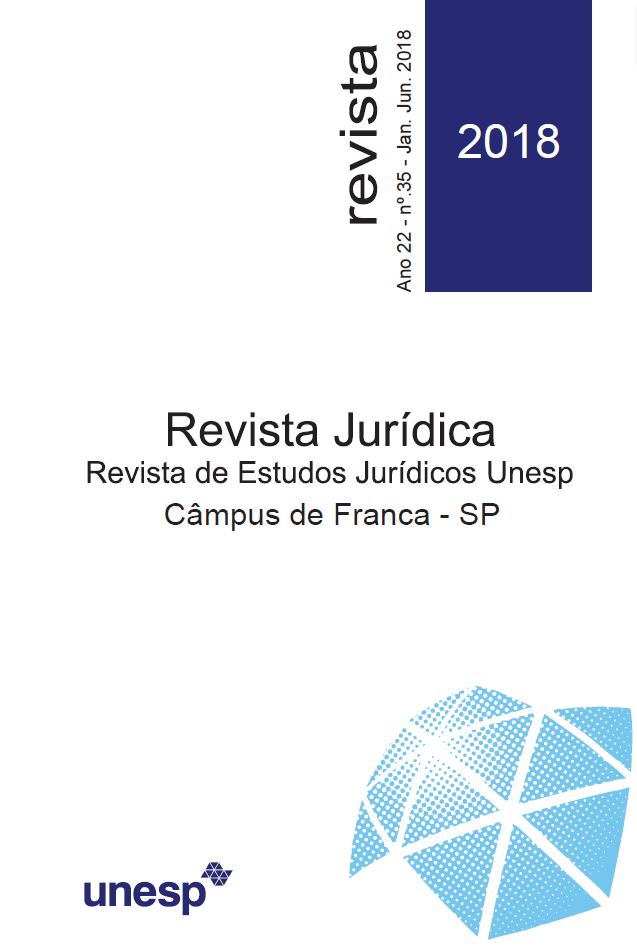 					Visualizar v. 22 n. 35 (2018): Revista de Estudos Jurídicos da UNESP
				