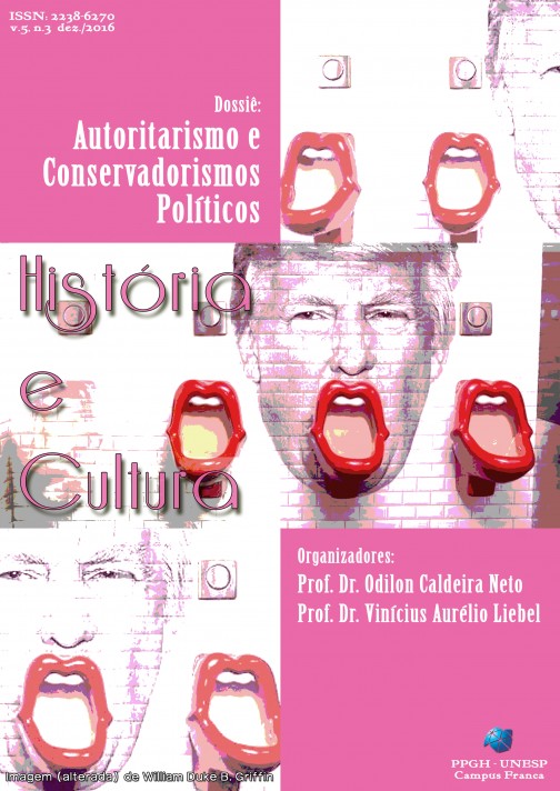 					View Vol. 5 No. 3 (2016): Dossiê Autoritarismos e Conservadorismos Políticos (Especial)
				